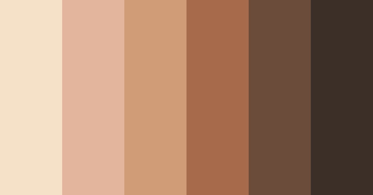 Download cocoa dreams color palette PNG image (landscape)