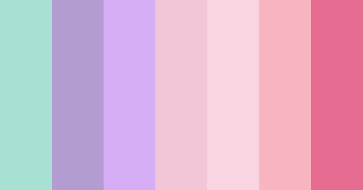 Download whimsical harmony color palette PNG image (landscape)