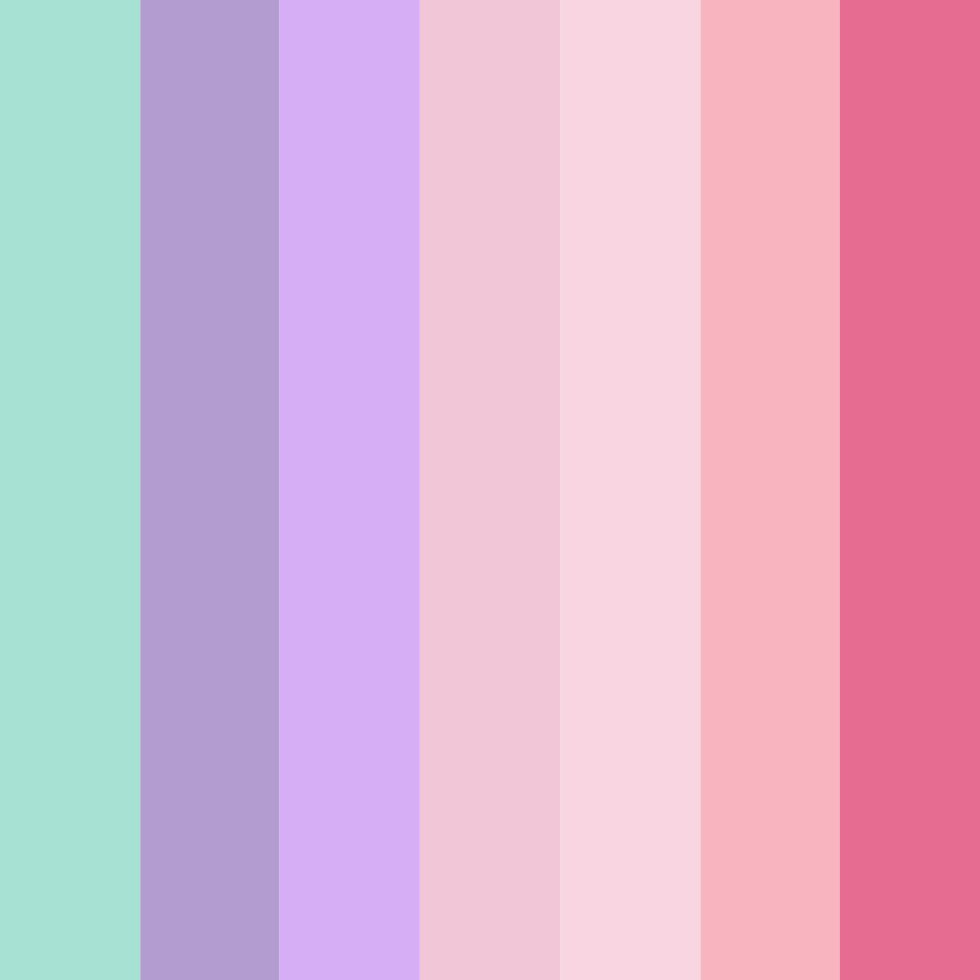 Download whimsical harmony color palette PNG image (square)