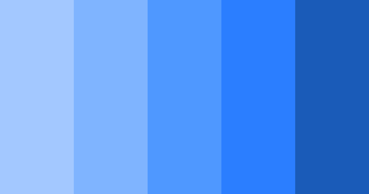 Download skyward blues color palette PNG image (landscape)