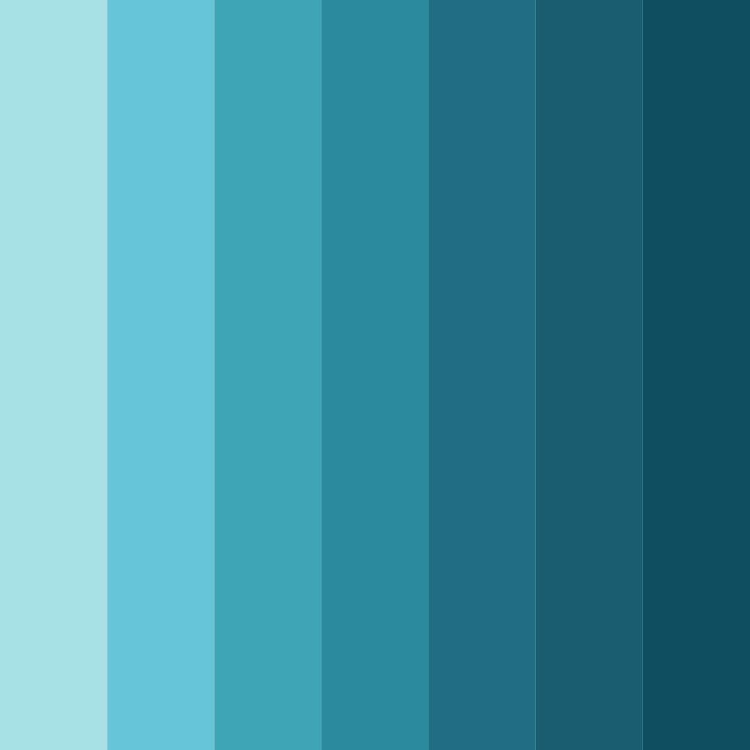 Download tidal serenity color palette PNG image (square)