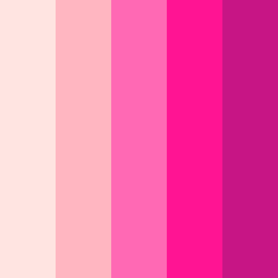 Download blushing blossoms color palette PNG image (square)