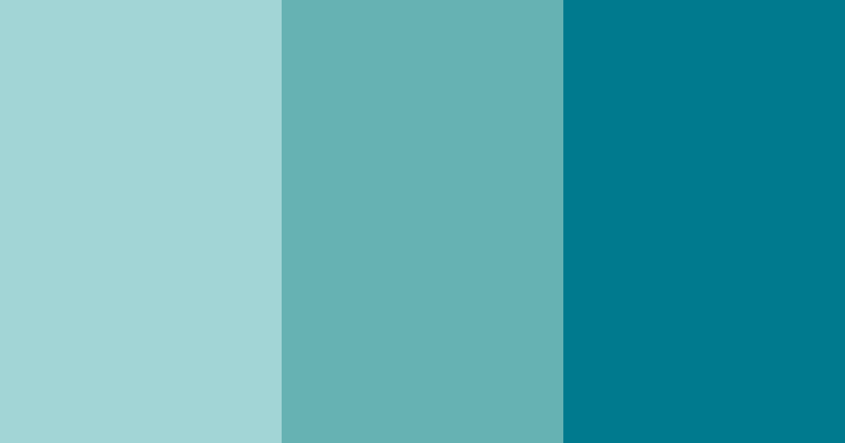 Download caribbean green color palette PNG image (landscape)