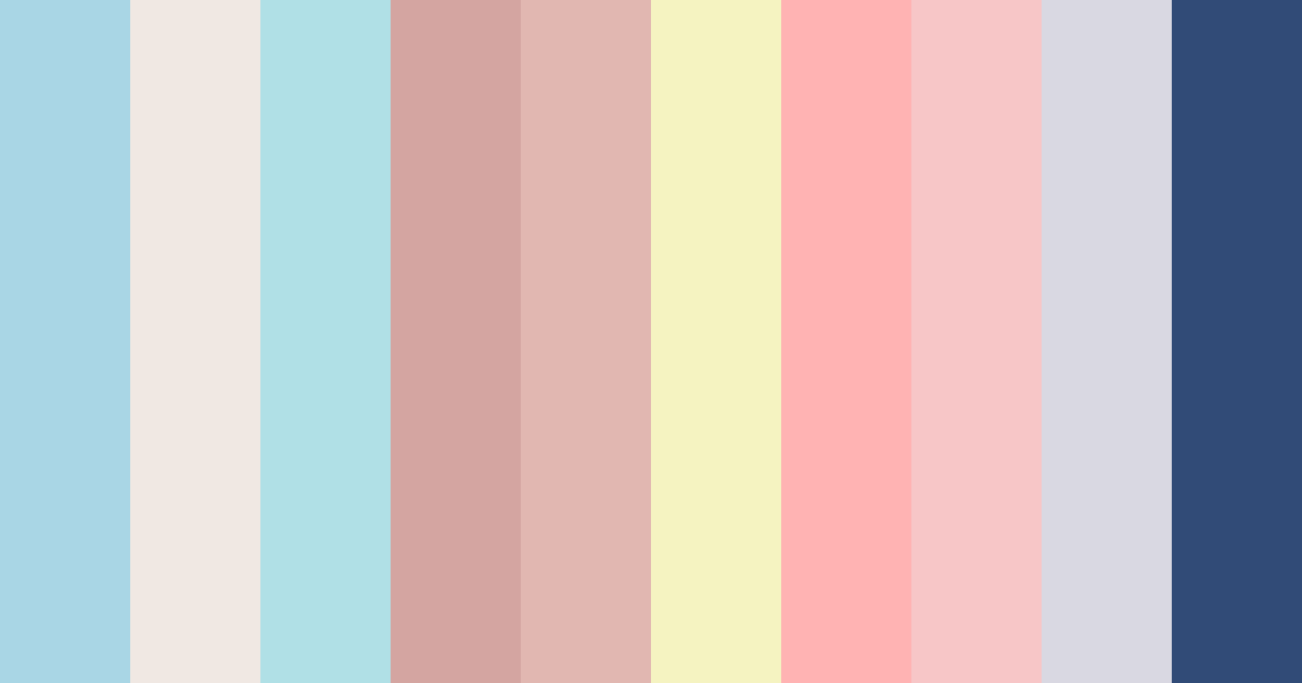 Download gentle horizons color palette PNG image (landscape)
