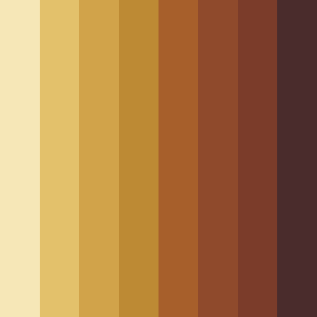 Download sunlit harvest color palette PNG image (square)