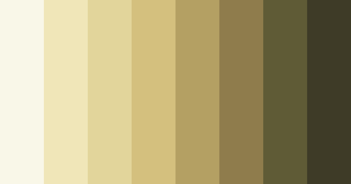 Download earthy yellow color palette PNG image (landscape)