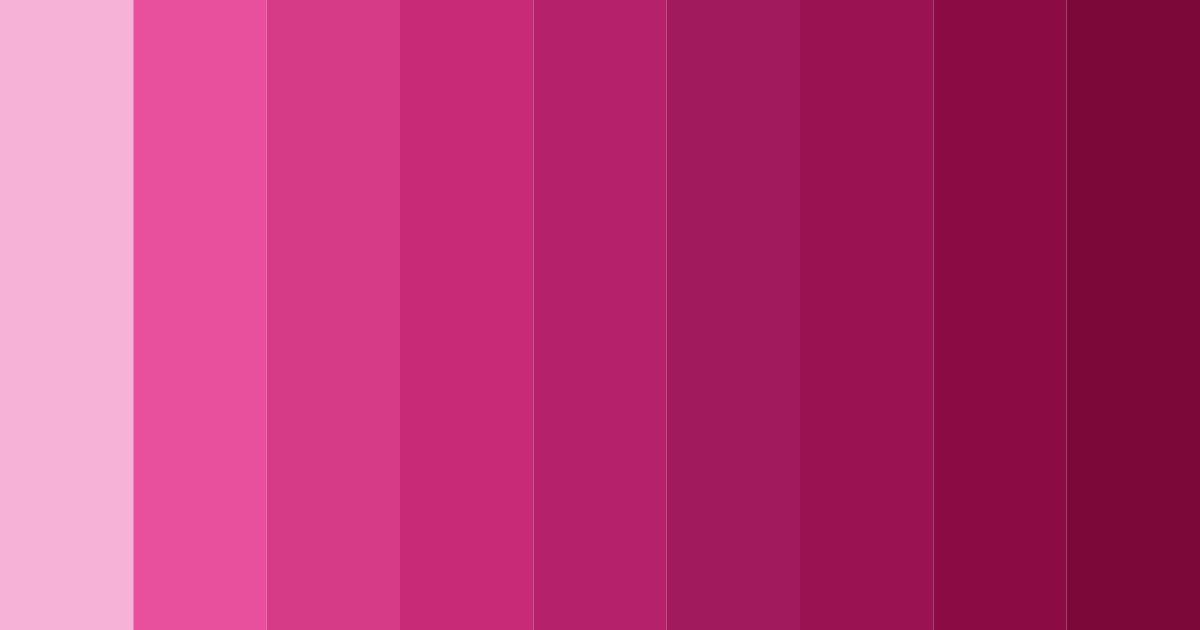 Download pink shades color palette PNG image (landscape)