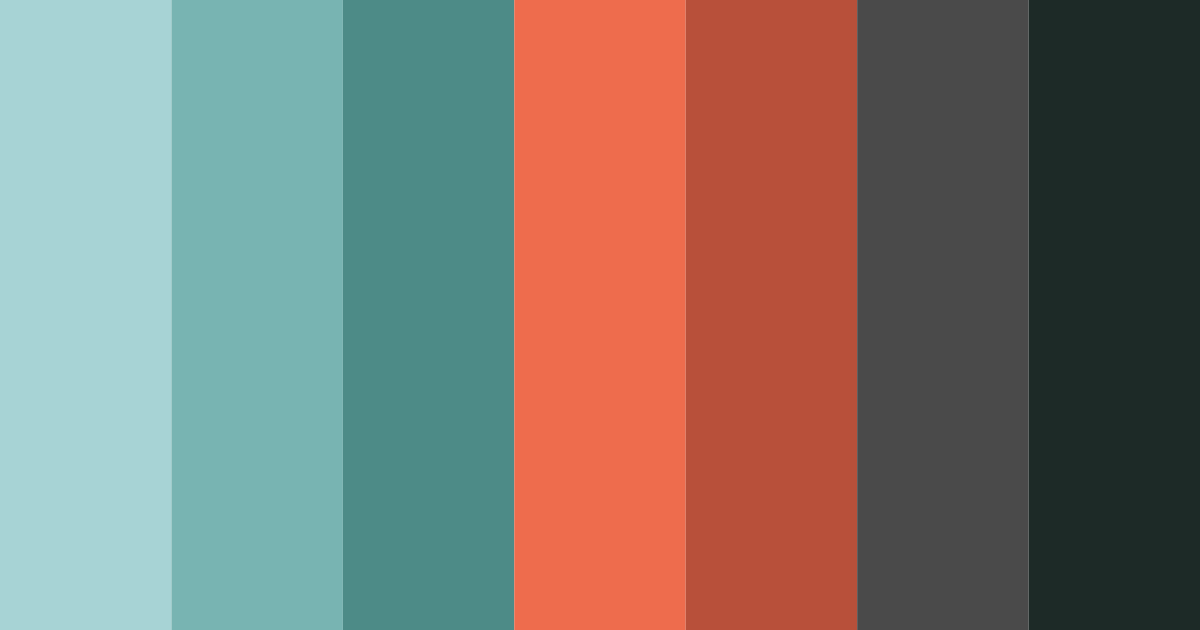 Download coastal serenity color palette PNG image (landscape)