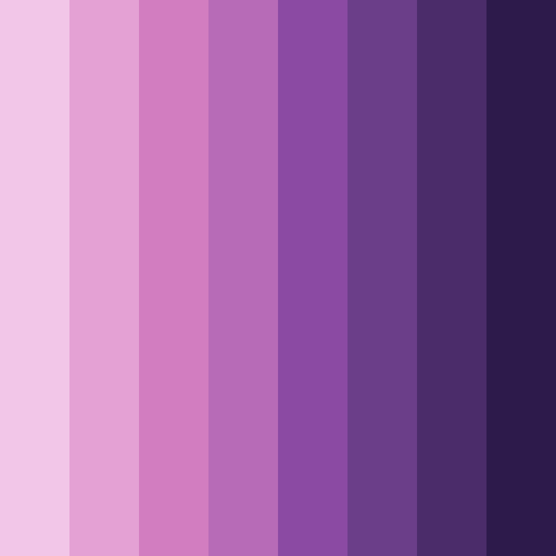 Download pink blue dream color palette PNG image (square)