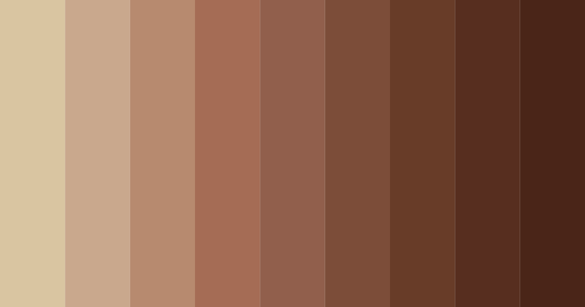 Download earthy ember color palette PNG image (landscape)