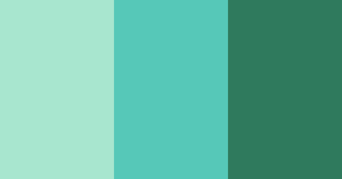 Download strong green color palette PNG image (landscape)