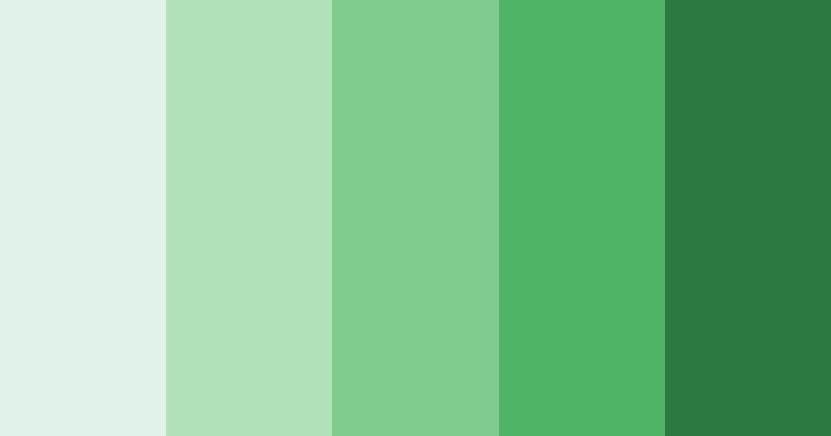 Download emerald whisper color palette PNG image (landscape)