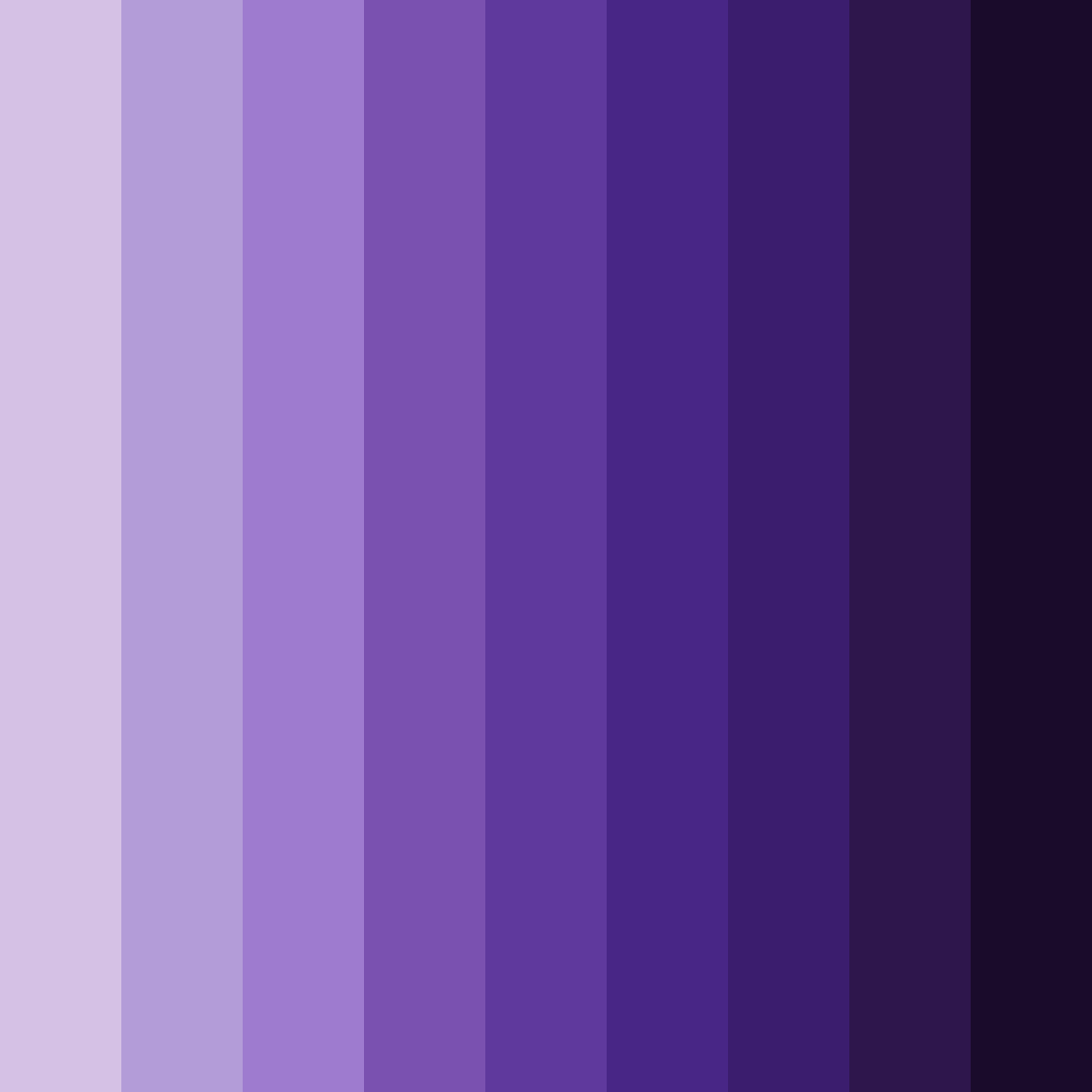 Download midnight lilac dream color palette PNG image (square)