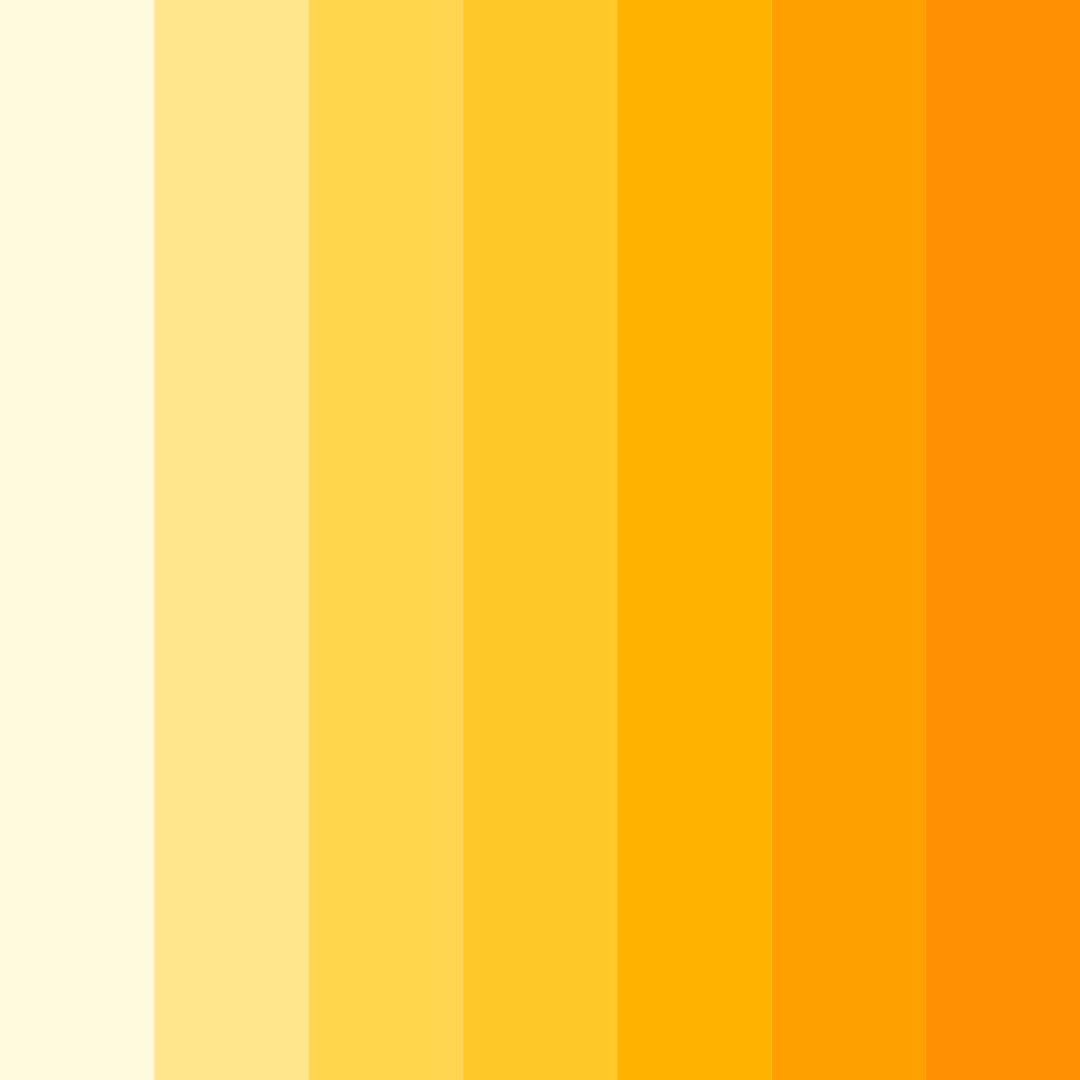 Download sunny yellow color palette PNG image (square)