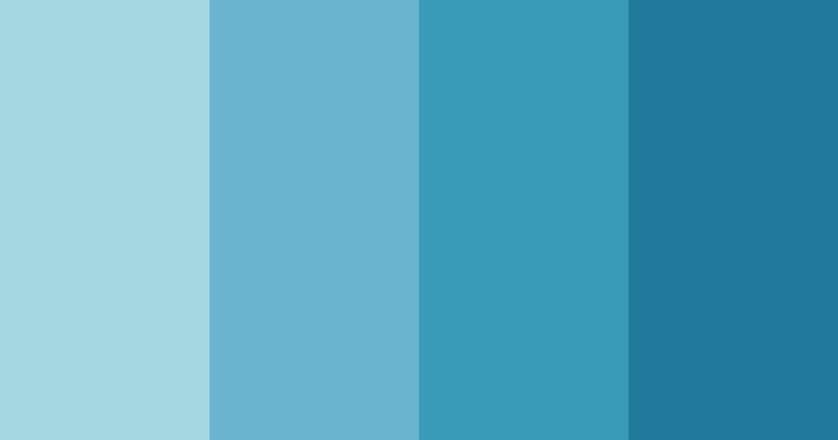 Download aqua horizon color palette PNG image (landscape)