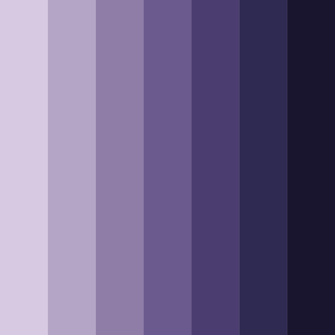 Download lavender shadow color palette PNG image (square)