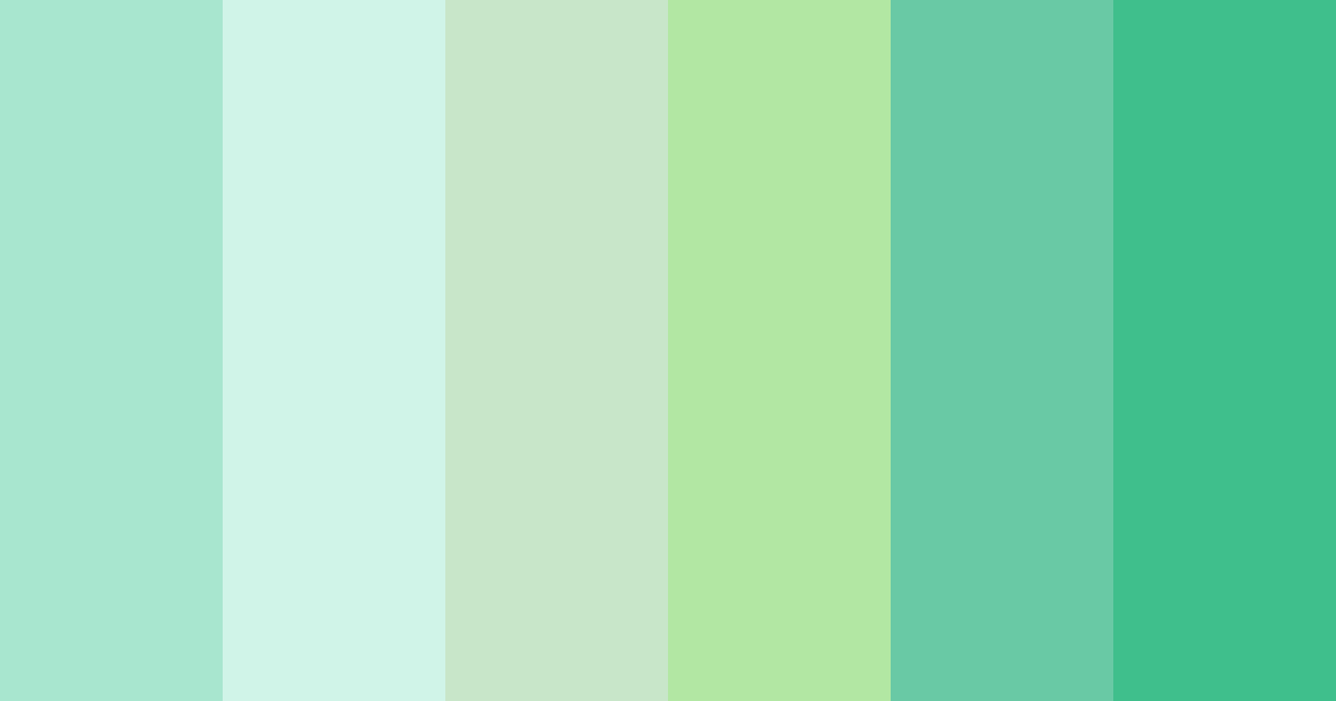 Download verdant awakening color palette PNG image (landscape)