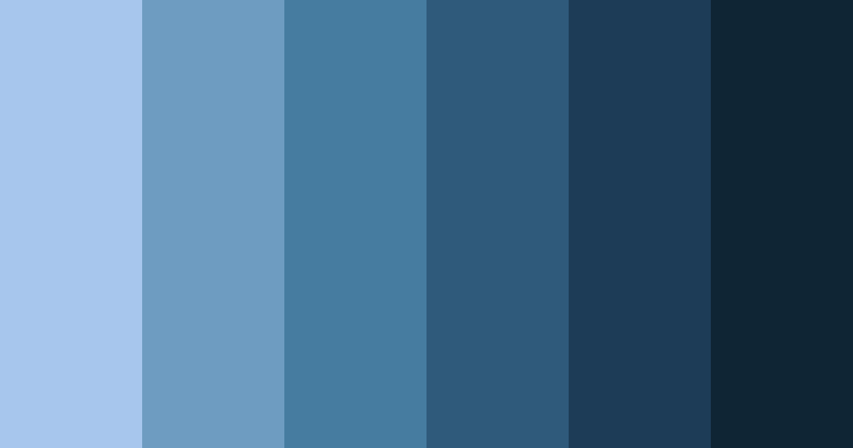 Download blue jean color palette PNG image (landscape)