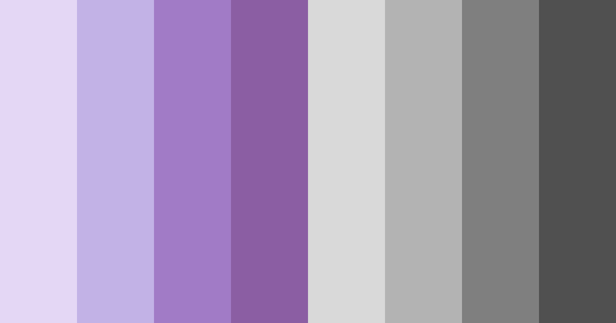 Download lavender mist symphony color palette PNG image (landscape)
