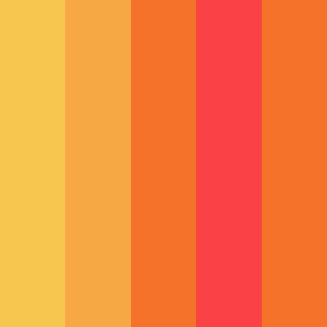 Download warm yellow color palette PNG image (square)