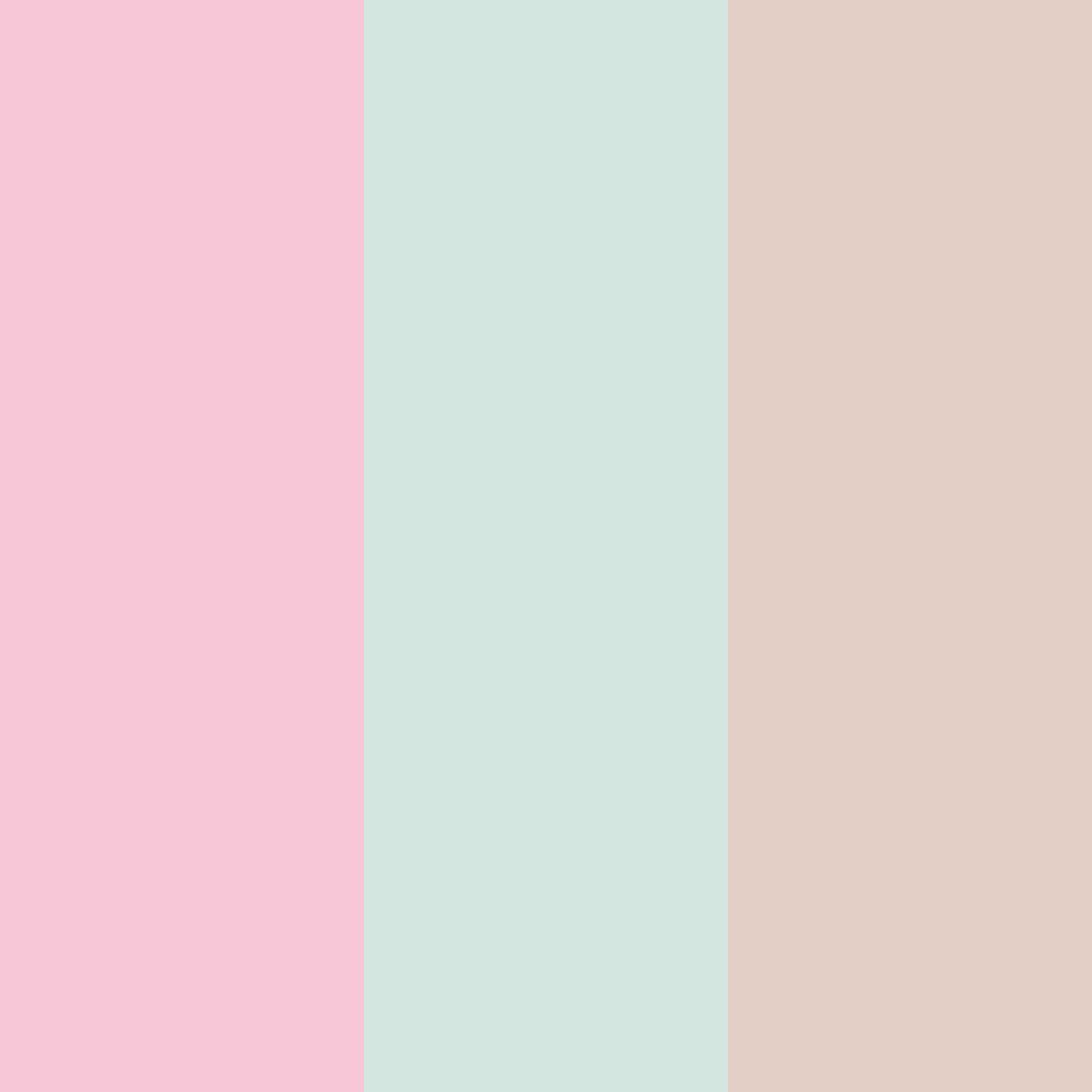 Download pastel pink color palette PNG image (square)