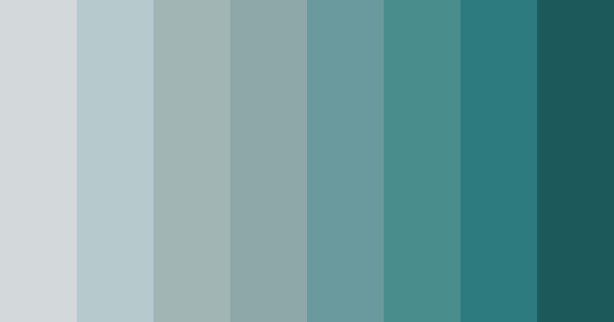 Download teal fog color palette PNG image (landscape)