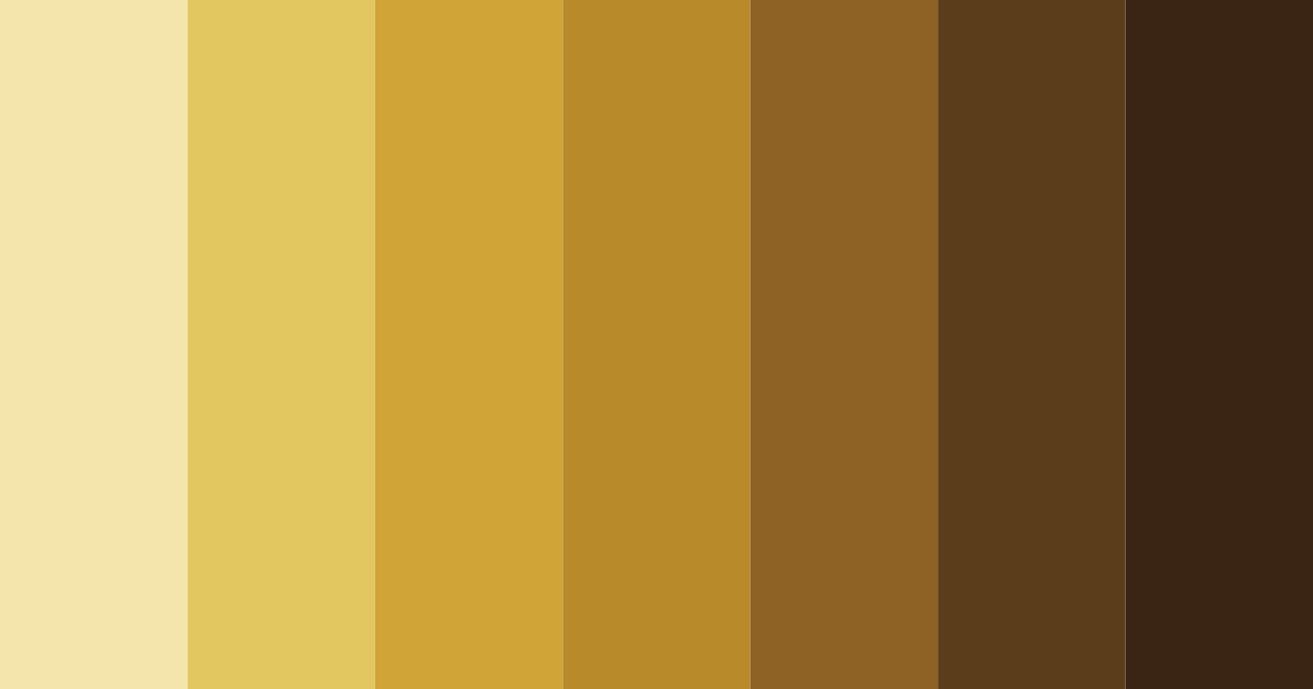 Download golden earthtones color palette PNG image (landscape)