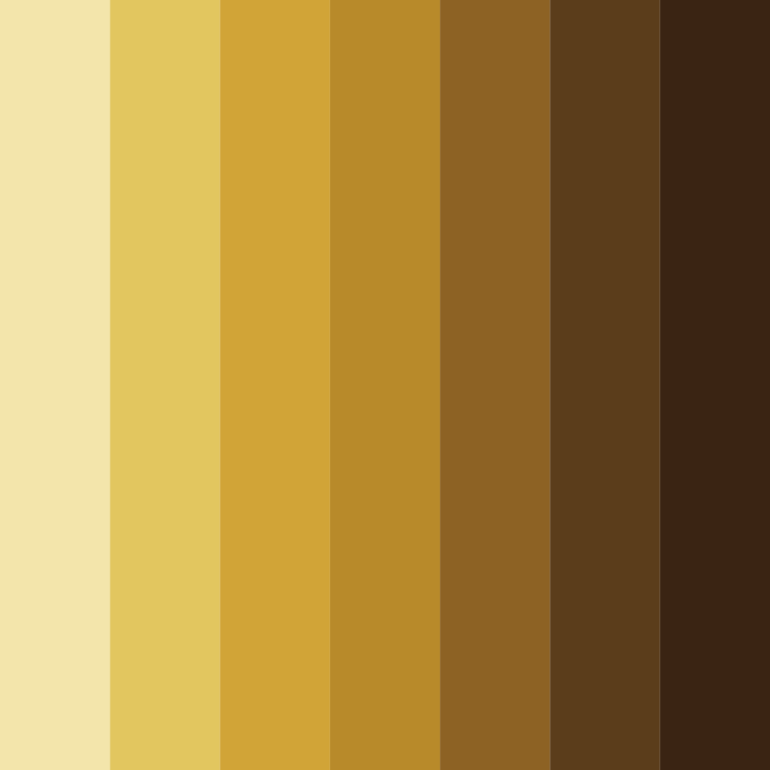 Download golden earthtones color palette PNG image (square)