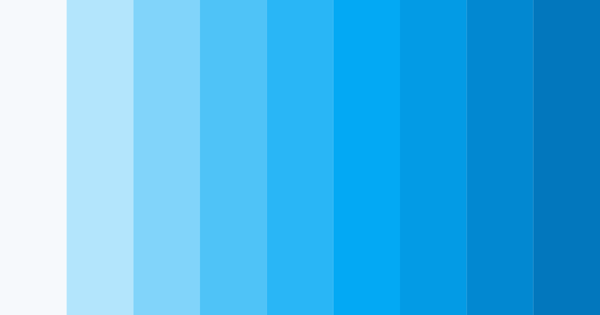 Download vivid blue color palette PNG image (landscape)
