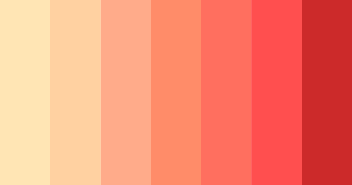 Download sunset blush color palette PNG image (landscape)