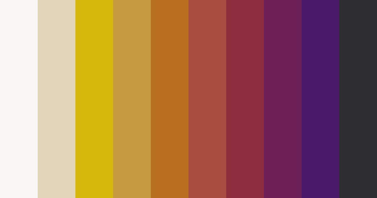 Download warm earth tones color palette PNG image (landscape)