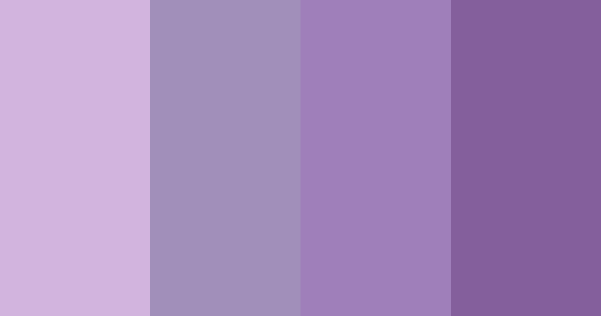 Download pastel lavender color palette PNG image (landscape)