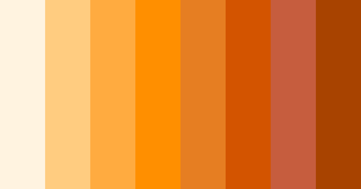 Download citrus sunrise color palette PNG image (landscape)