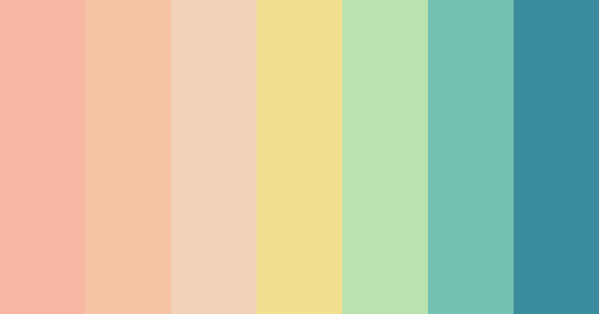 Download vivid harmony color palette PNG image (landscape)