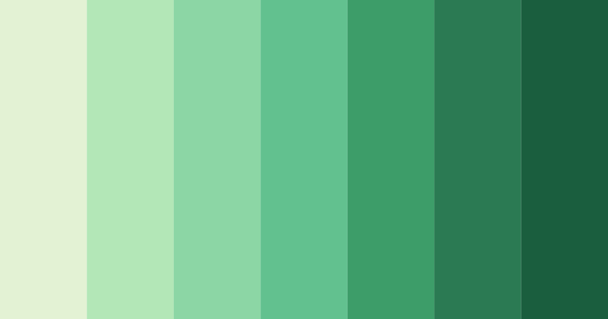 Download tropical canopy color palette PNG image (landscape)