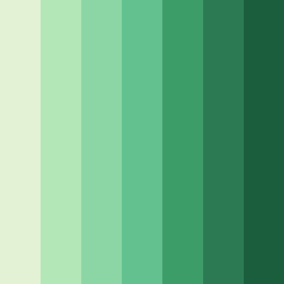 Download tropical canopy color palette PNG image (square)