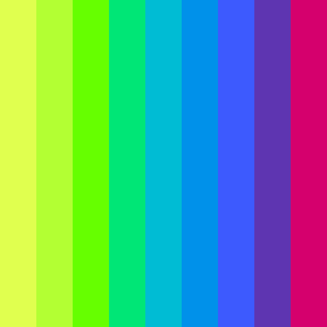 Download electric dreamscape color palette PNG image (square)