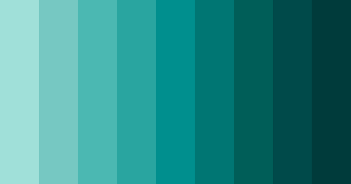 Download teal seaform color palette PNG image (landscape)