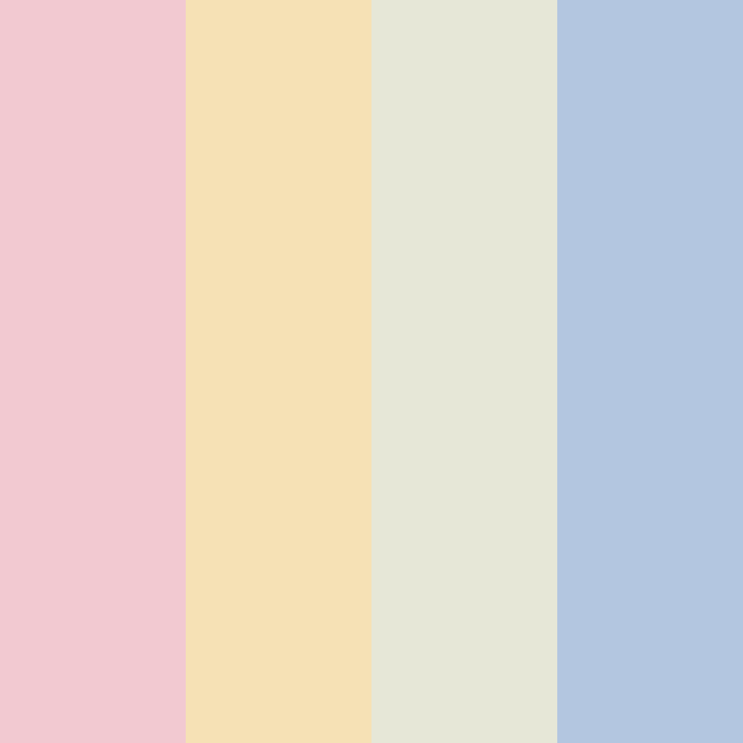 Download pastel pink color palette PNG image (square)