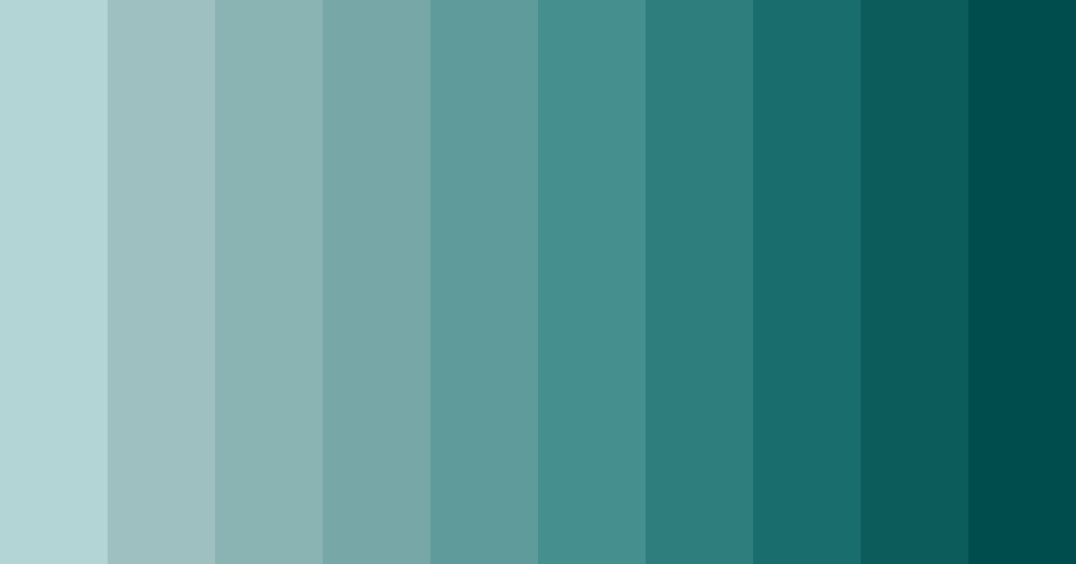 Download muted turquoise color palette PNG image (landscape)