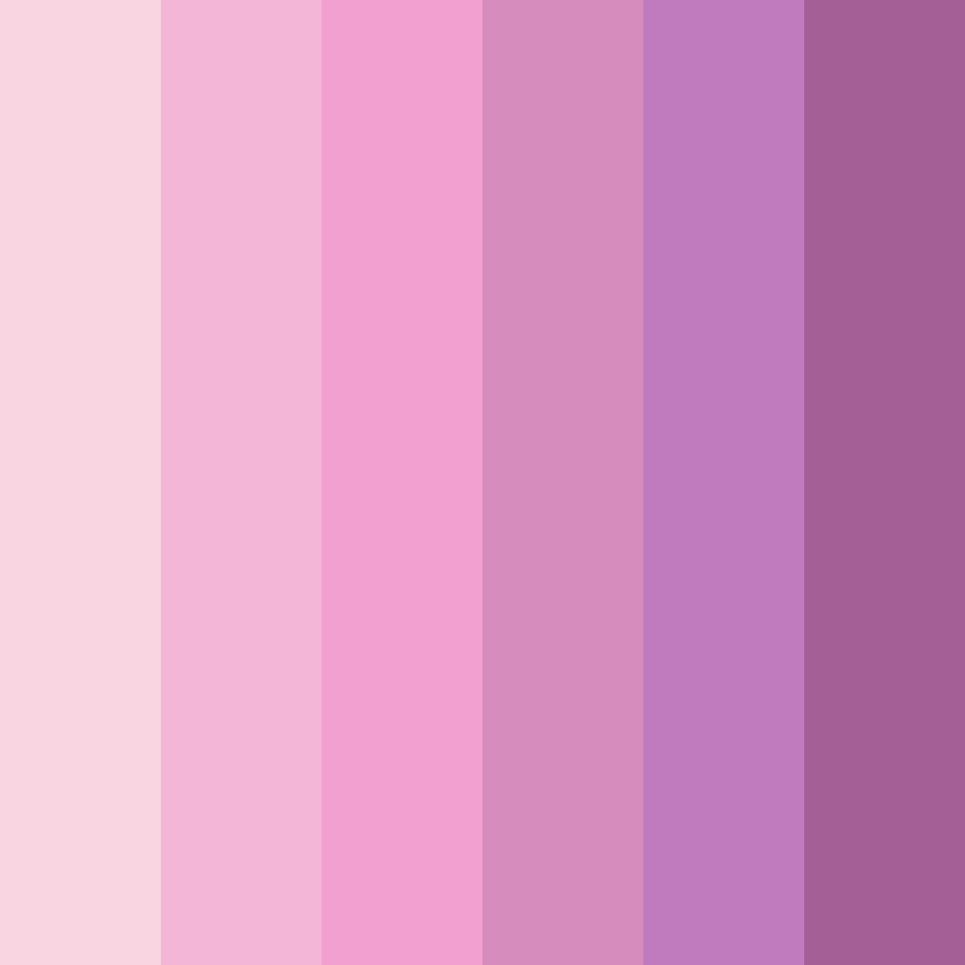 Download pastel pink color palette PNG image (square)