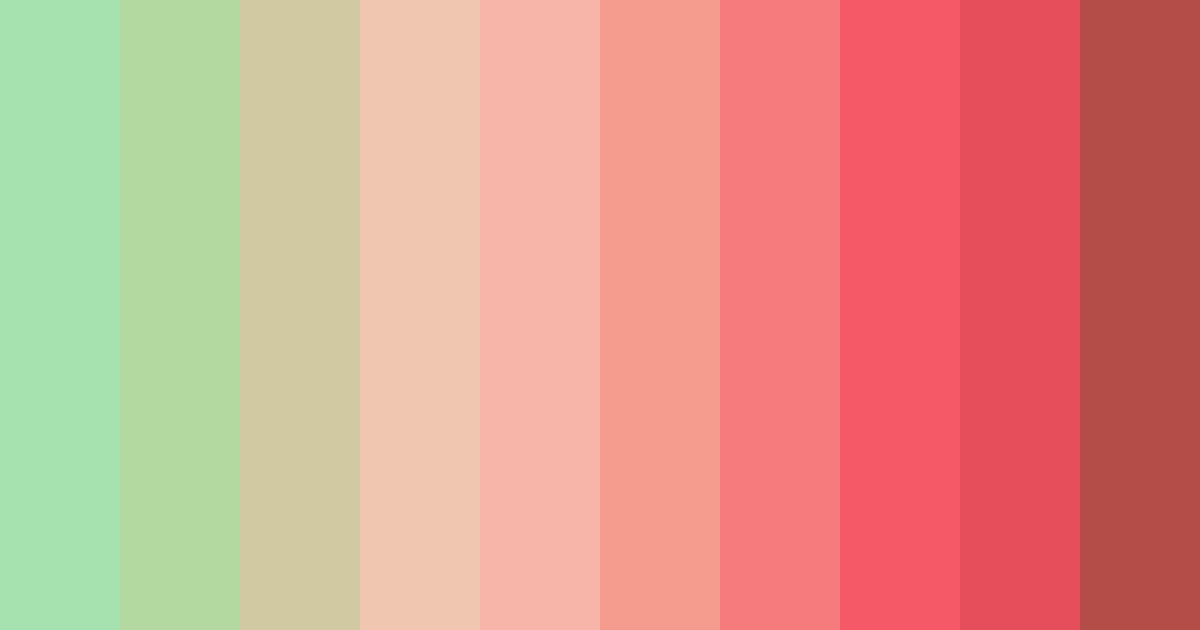 Download emerald ember color palette PNG image (landscape)