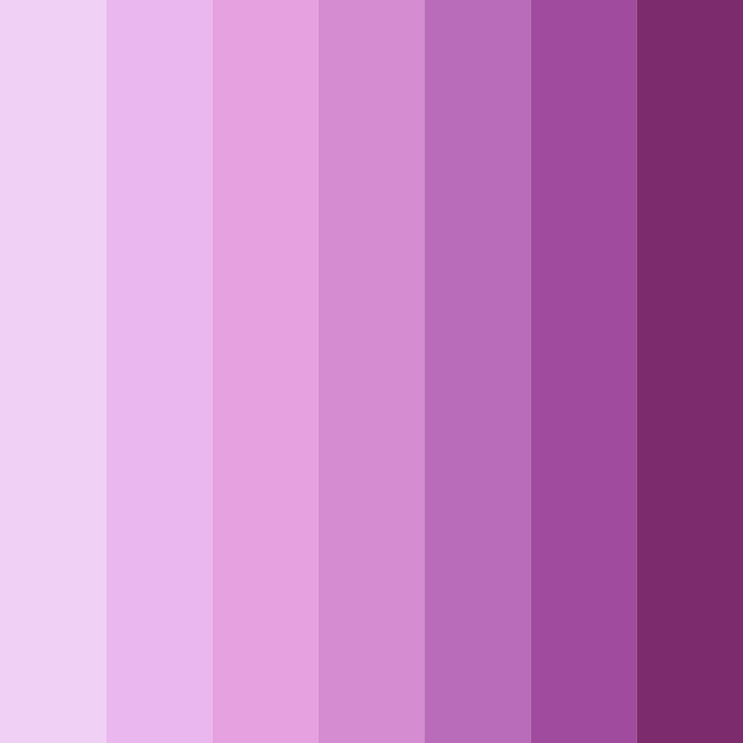 Download whimsical orchid dream color palette PNG image (square)