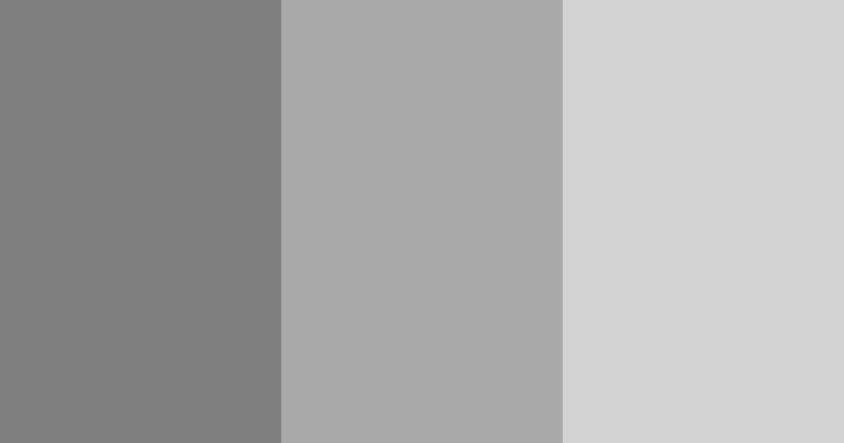 Download gray shades color palette PNG image (landscape)