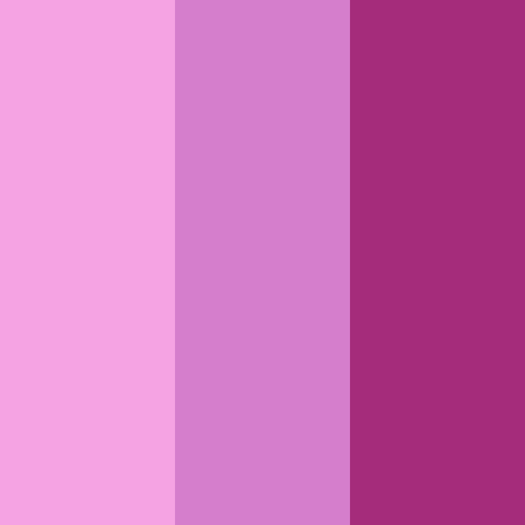 Download whimsical orchid dream color palette PNG image (square)