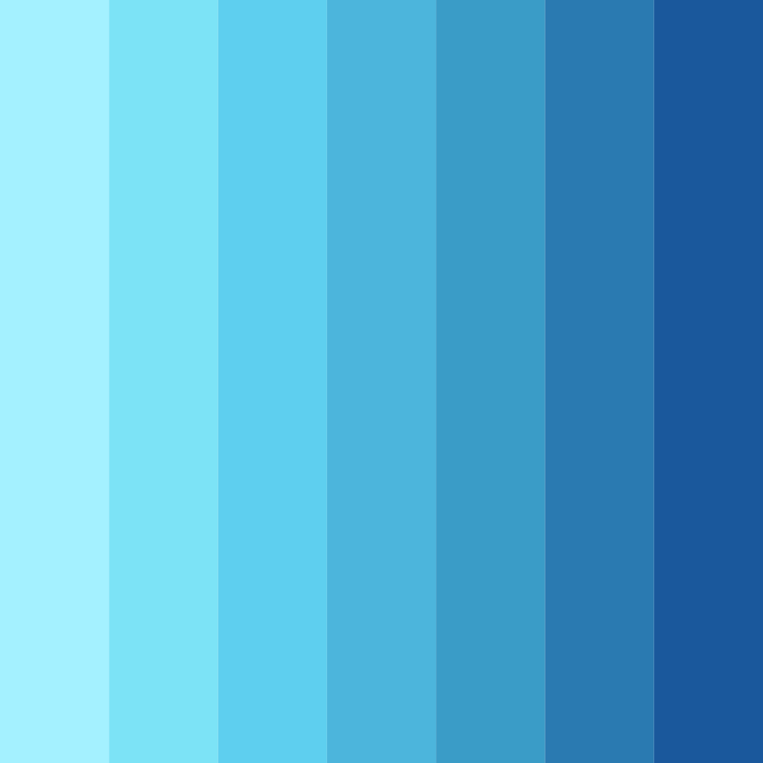 Download ocean breeze symphony color palette PNG image (square)