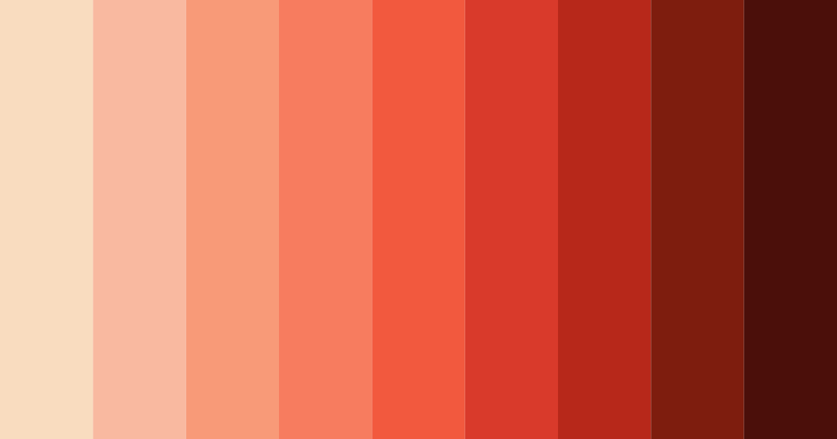 Download warm sunset color palette PNG image (landscape)