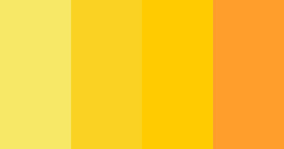 Download sunny citrus color palette PNG image (landscape)