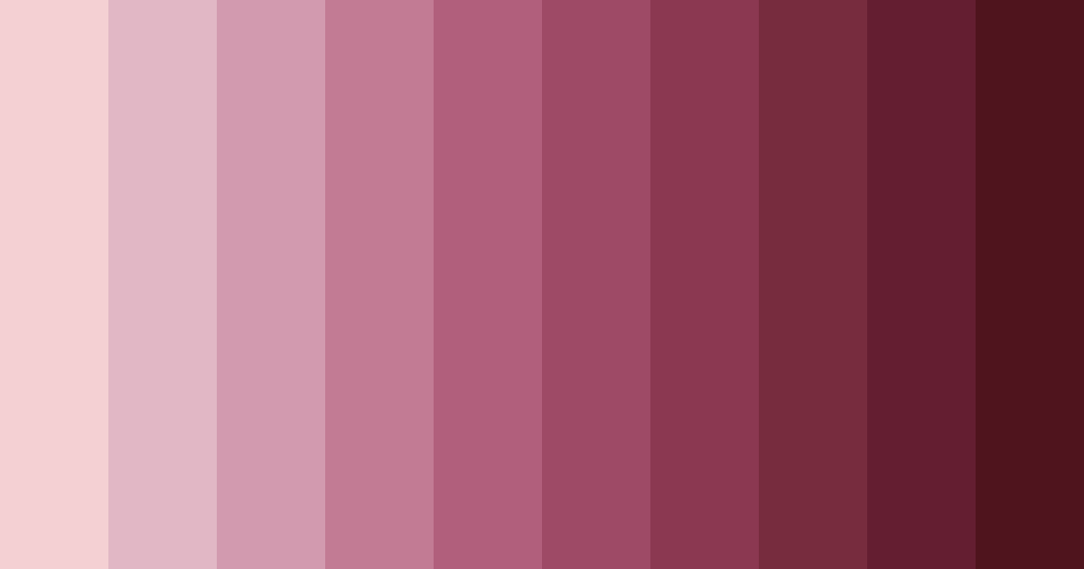 Download muted rose shades color palette PNG image (landscape)