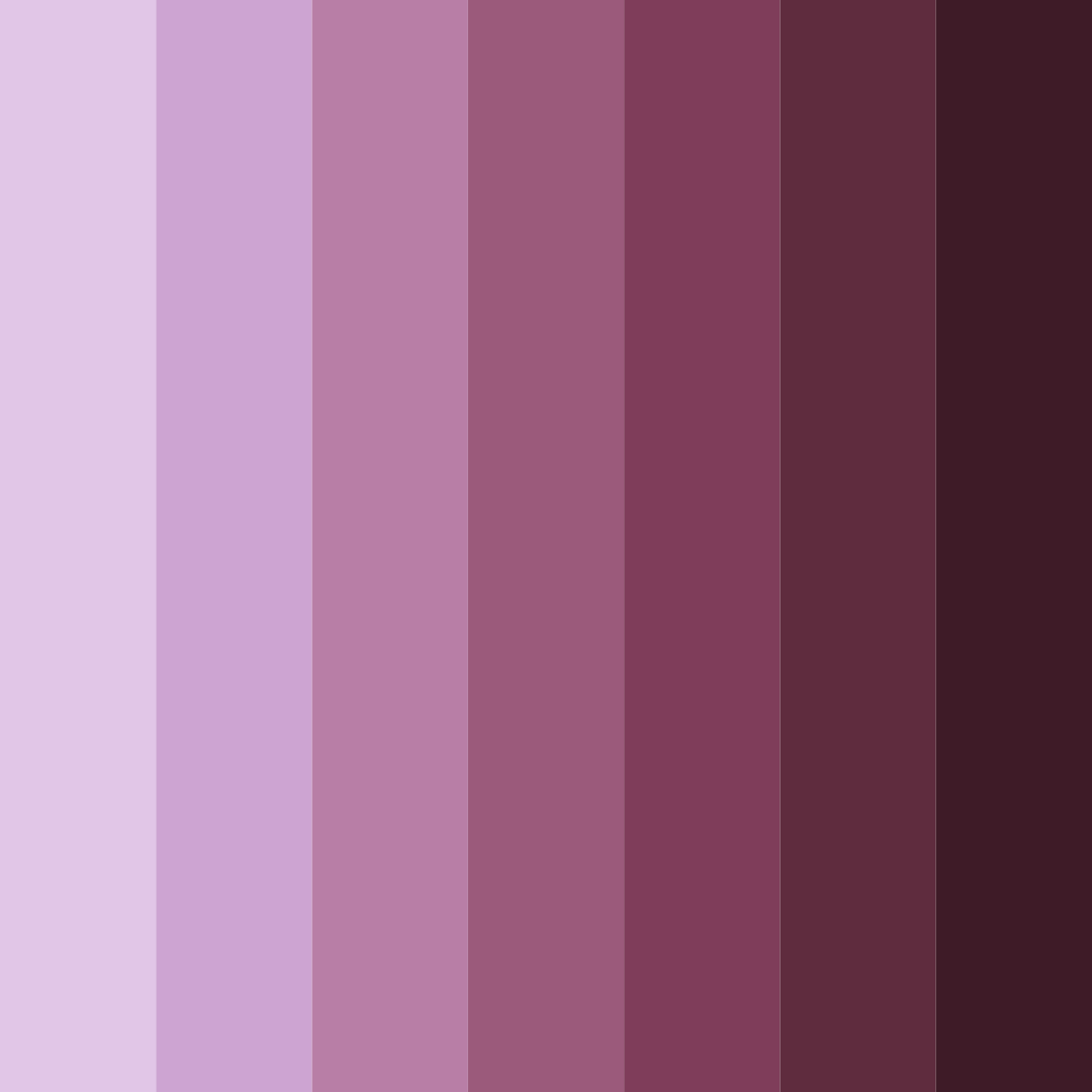 Download midnight blossoms color palette PNG image (square)